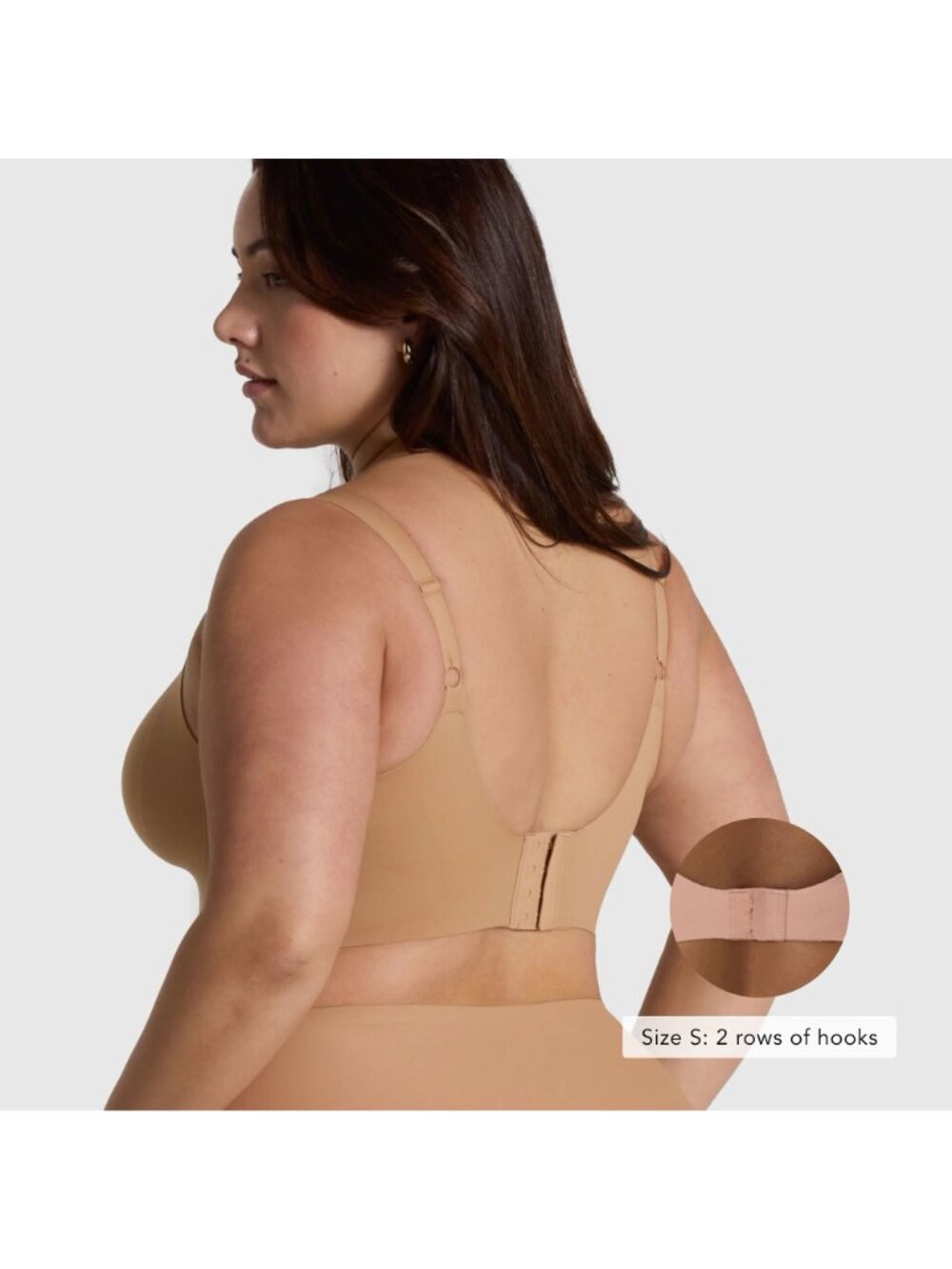 LNWT Evelyn & Bobbie Beyond Wireless Bra Mica Clay XL Extra Large LN No Tags - Picture 2 of 4